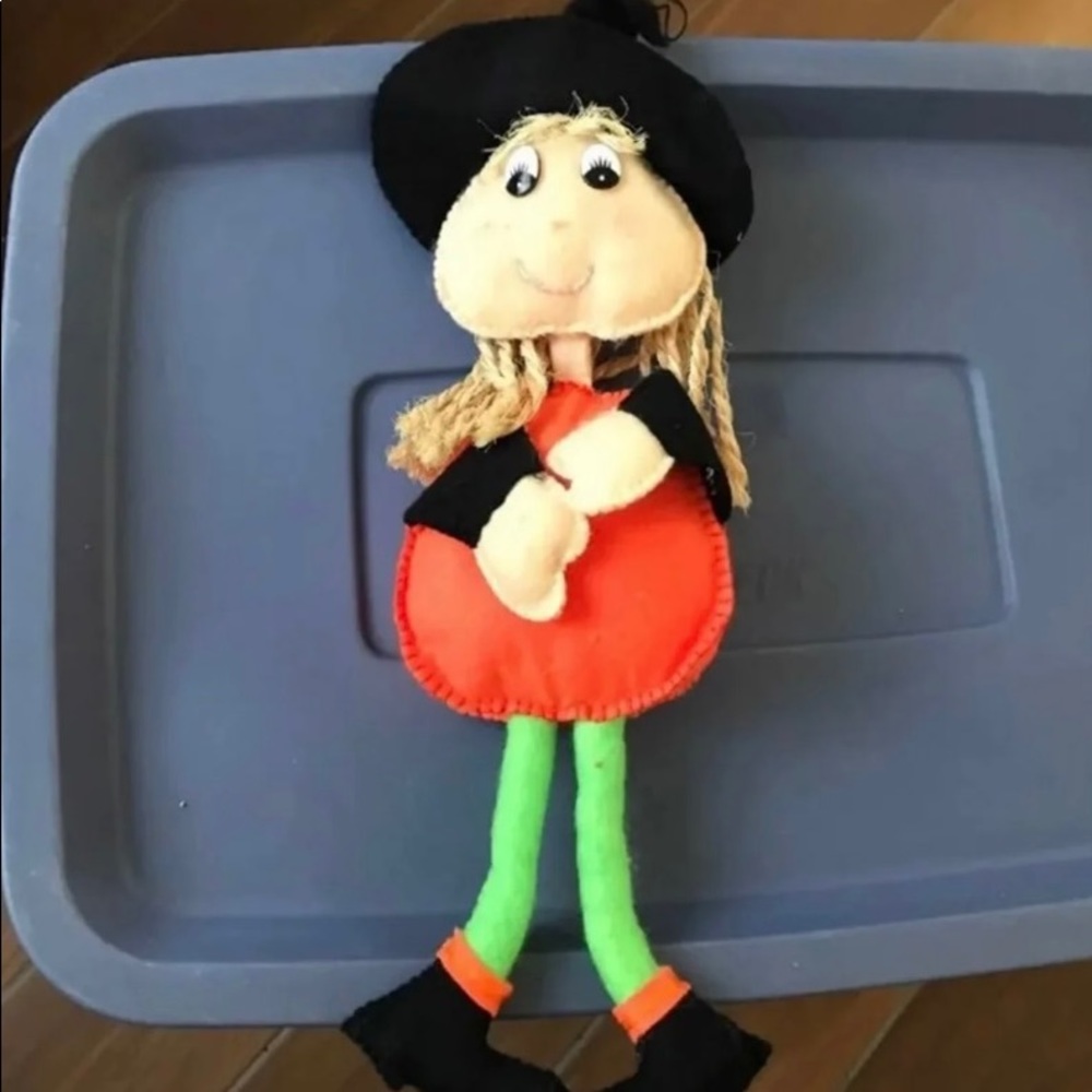Halloween Pumpkin Girl Home Decor